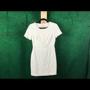 Chelsea28 mini white dress with open back-size 4